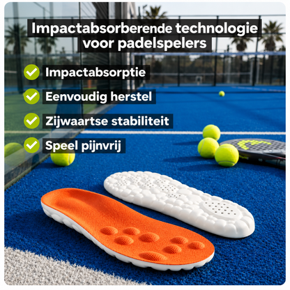 Padel Oxy inlegzolen. 2 voor 1. Niet langer op halve kracht!