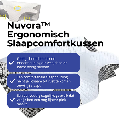 Nuvora™ Ergonomisch Slaapcomfortkussen