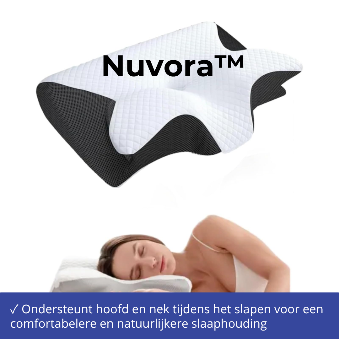 Nuvora™ Ergonomisch Slaapcomfortkussen