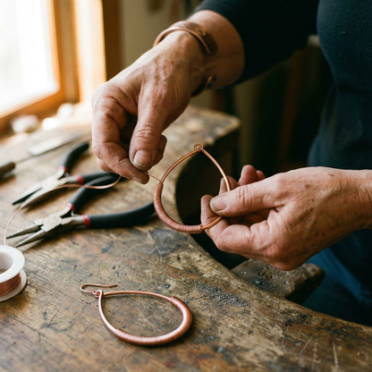 Vera's Creek Copper Earrings