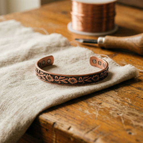 Vera's Vine Copper Bracelet