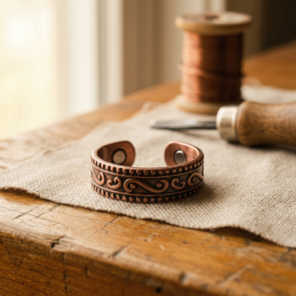 Vera's Fern Copper Ring