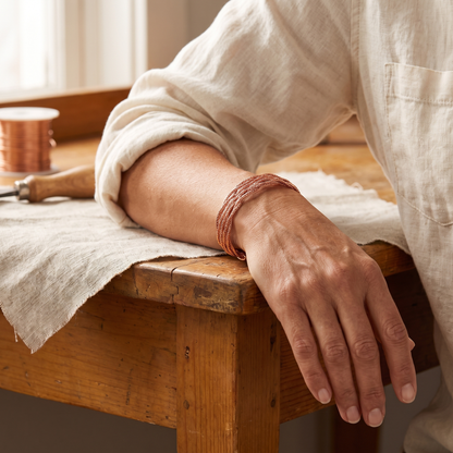 Vera's Elk Copper Bracelet