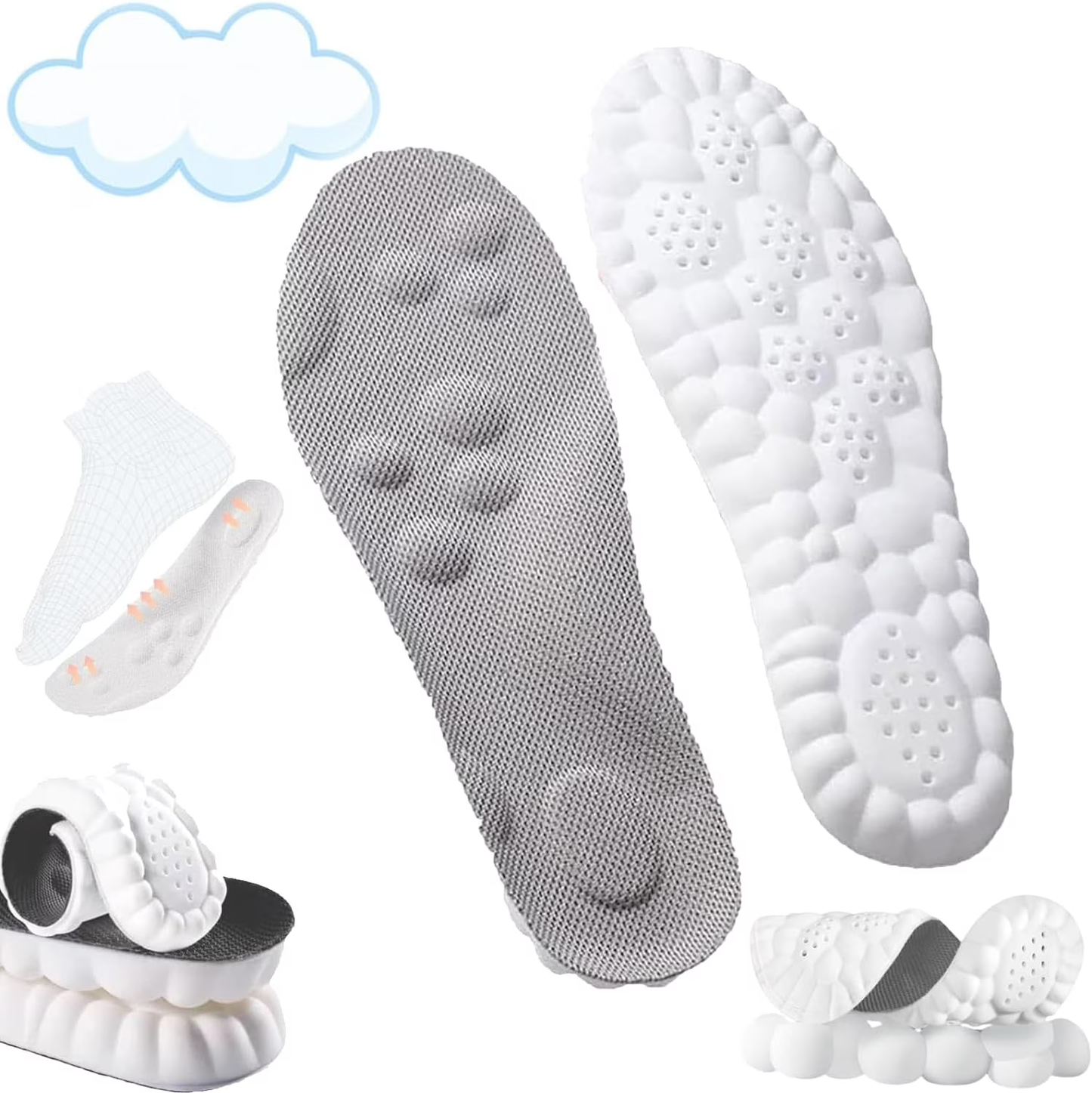 Solevia™ 4D Comfort Inlegzolen Elke Stap Zachter & Comfortabeler